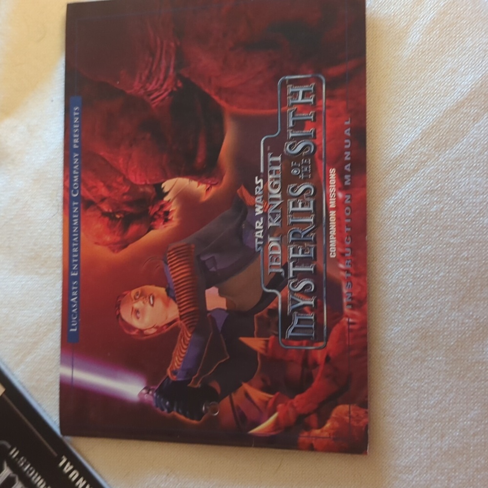 Star Wars Jedi Knight Mysteries Of The Sith Instruction Manual